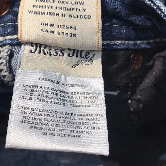 Miss Me Girls Capri Size 7 Very Nice - Picture 10 of 10